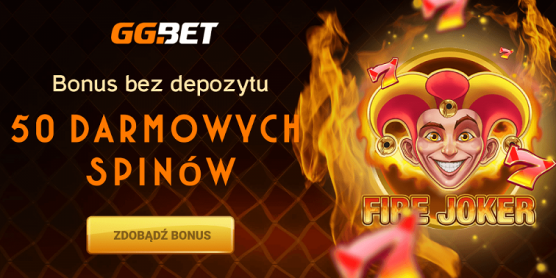 GGbet bonusy 50 darmowych spinow