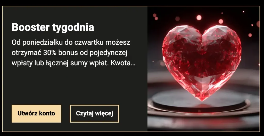 booster tygodnia pan casino